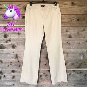 Banana Republic Wide Leg Khaki Chinos 12 Long